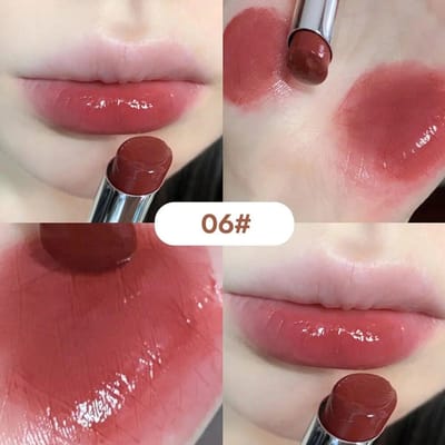Zijdezachte Glanzende Lippenstift Lipgloss Hydraterend Langhoudend Waterdicht Niet-Plakkend aan Beker Lipbalsem