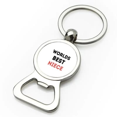 Akyol - worlds best niece flesopener - Nicht - de beste nicht - verjaardagscadeau - verjaardag - cadeau - cadeautje voor nicht - nicht artikelen - kado - geschenk - gift - 9 bij 3 cm