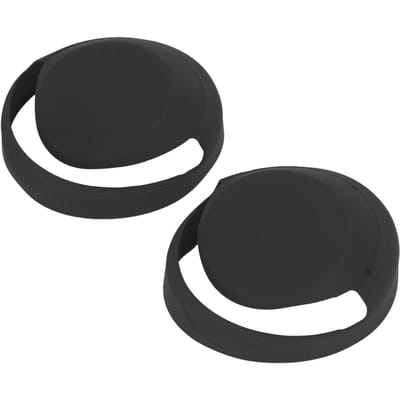 2pcs Housse de Coussinets d'Oreilles Professionnelle en Silicone pour Casque WH 1000XM4 WH 1000XM3 Noir