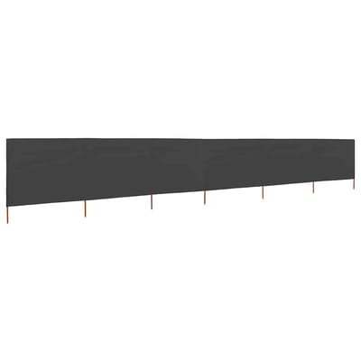 vidaXL - Windscherm - 6-panelen - 800x120 - cm - stof - antraciet