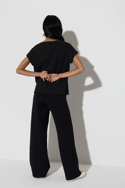 T-shirt Serie Natural Zwart