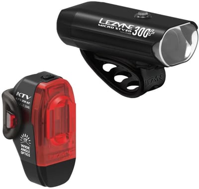 Lezyne Micro STVZO 250+ / KTV Drive Fietsverlichting Set