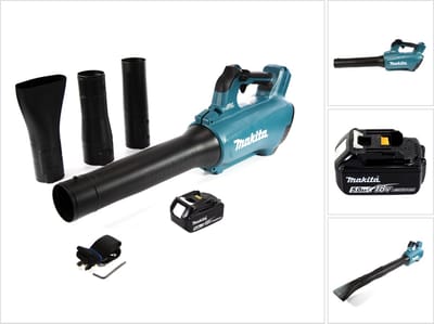 Makita DUB 184 T1 accu-blazer 18 V borstelloos + 1x accu 5.0 Ah - zonder lader