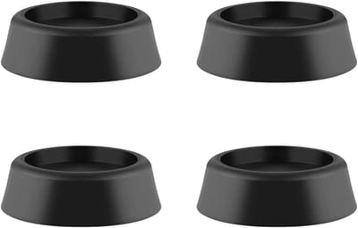 Wasmachine Trillingsdempers - Antivibratie Pads - Apparaat Stabiliseren - Schokabsorberend Rubber - 4 stuks 6.5x4.5x2 cm - Zwart