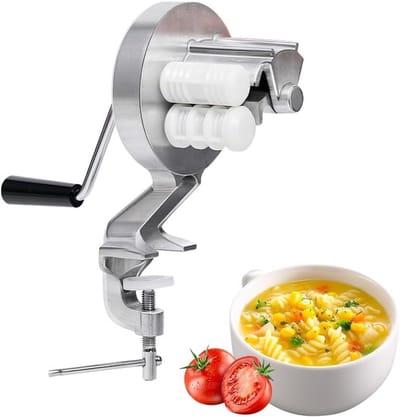 Handmatige Cavatelli Machine van Aluminium Legering voor Versgemaakte Pasta, Compact en Draagbaar, Ideaal voor Macaroni en Italiaanse Gerechten