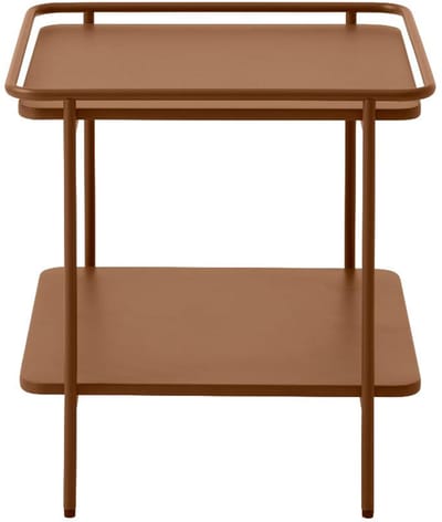 Nordic Home - Millie bijzettafel 45x45 cm - terracotta