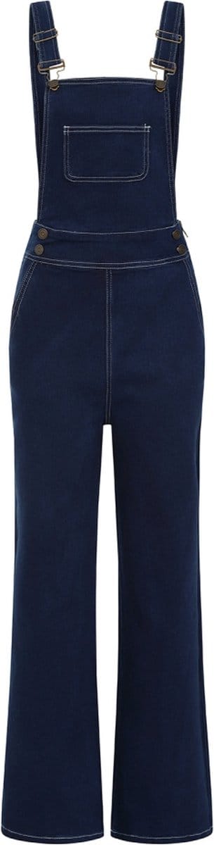 Banned - Penny Tuinbroek/dungaree - L - Blauw