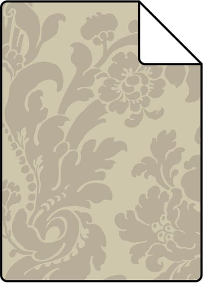 Proefstaal Origin Wallcoverings behang ornamenten warm beige - 26,5 x 21 cm - 346238-S