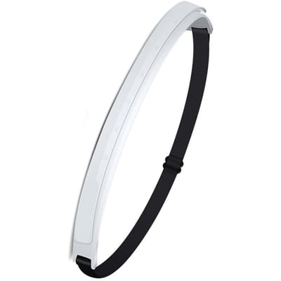 Siliconen Zweetband Sport Hoofdbanden Haarband Workout Zweetband voor Mannen en Vrouwen voor Hardlopen white