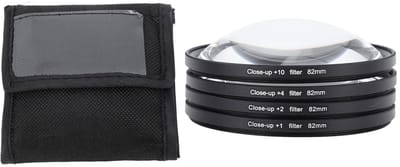 Dailygoods- Macro-lensfilterkit - Optische Glasfilters - Close-up Effect - Dubbele Schroefdraad - Beschermende Zak - Geschikt voor Fotografie - Lensfilters