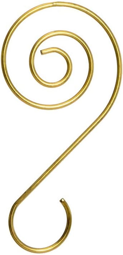 Decoratieve haken - Kerstboomhaken - S-haken - Kerstvakantiedecoratie S-haken - Goud - 40 stuks