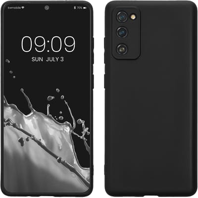 kwmobile telefoonhoesje geschikt voor Samsung Galaxy S20 FE - Hoesje voor smartphone - Precisie camera uitsnede - In zwart