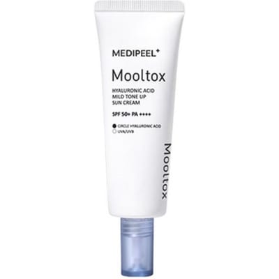 MEDIPEEL Hyaluronic Mooltox Milde Tone-Up Zoncrème Verhelderende UV Bescherming SPF50+ PA++++ 50g