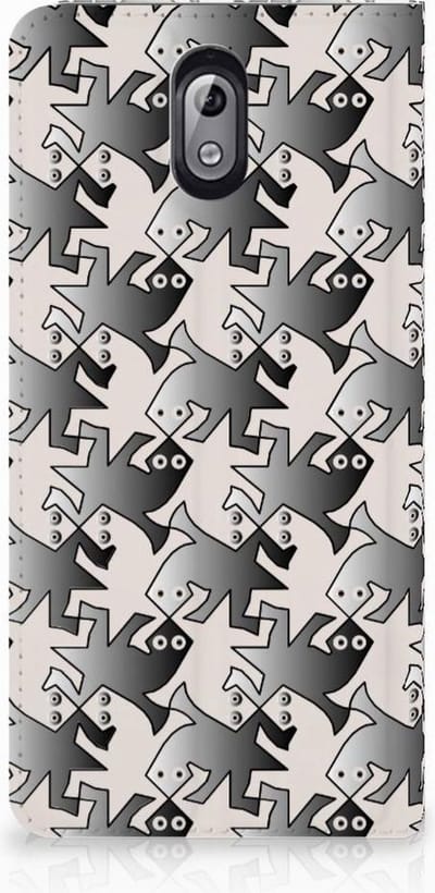 Nokia 3.1 (2018) Hoesje maken Salamander Grey