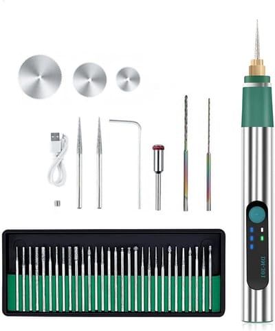 Graveerpen Set - Graveer Tool - Projecten Personaliseren - Universele Schacht - 1 Set - Zilver