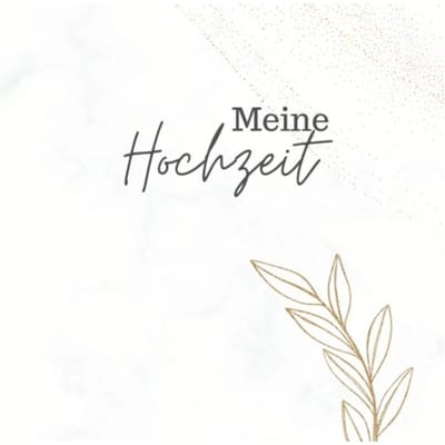 Meine Hochzeit- Hochzeitsgästebuch Premium Hardcover 78 Seiten - Julia S. Klein