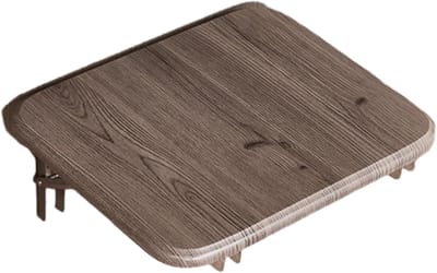 Opvouwbare Douchestoel - Badkamer Kruk - Ruimte Besparen - Wandmontage Ontwerp - 38 x 34 x 6 cm - Grijs