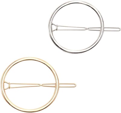 Allecto - Geometrische Haarclips - Elegante Haaraccessoires - Metalen Haaraccessoires - Goud en Zilver - Haarmode - Voor elke gelegenheid - Set van 2