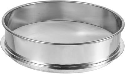 Dailygoody - Stuifmeel Sifter Shaker - Fijne Zeef voor Kruiden - 20cm Diameter - Roestvrij Staal - Ideaal voor Keuken - Vaatwasserbestendig