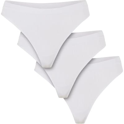 Urban Classics - Rip Tanga 3-Pack String - XS - Wit