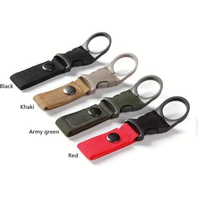 8 stuks Tactische Nylon Waterfles Hanggesp, Rugzak Hanggesp Clip voor Outdoor Kamperen Wandelen Bergbeklimmen 8pcs