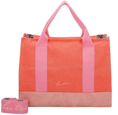 Fritzi aus Preußen Schoudertas Canvas Tote Bag Fruity Zalmroze