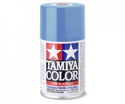 Tamiya Hobbyverf Acrylverf - TS-23 Light Blue - Gloss - Acryl Spray - Verf spuitbus - 100 ml