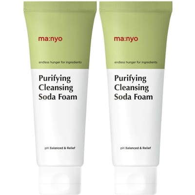 ma:nyo Pure & Deep Cleansing Soda Schuim Dubbele Set 150ml ×2 beige