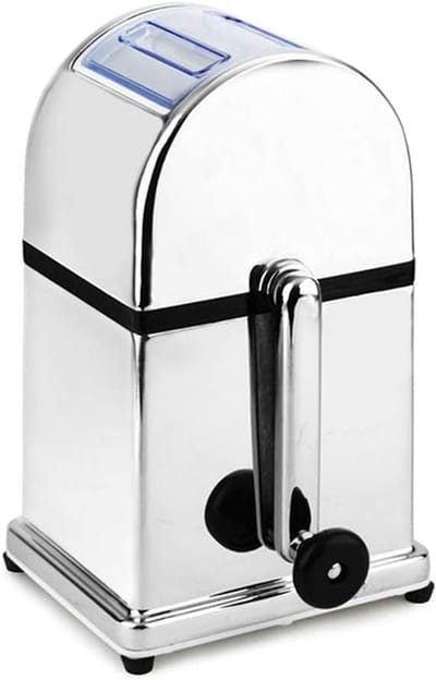 Handmatige ijsmachine - IJscrusher schaafmachine - Cocktails maken - Draagbaar en handzaam ontwerp - 1.5 kg