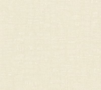Uni kleuren behang Profhome 387451-GU vliesbehang hardvinyl warmdruk in reliëf licht gestructureerd in used-look mat crème ivoorkleurig 5,33 m2
