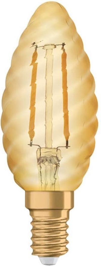 Osram Vintage 1906 LED E14 BW35 1.4W 825 Goud | Extra Warm Wit - Vervangt 12W