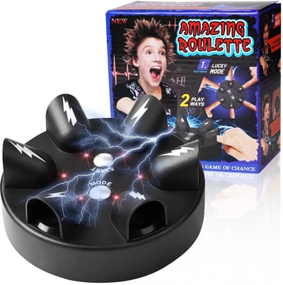 Dailygoody - Elektrische schokdetector - Leugendetector spel - Feestelijk partyspel - Compact formaat - Waarheidspolygraaf - Geschikt voor vrienden en..