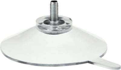 Zuignap - met schroefdraad - 15 stuks -transparante moer - 50mm - bevestiging screendoek - buiten kwaliteit -outdoor
