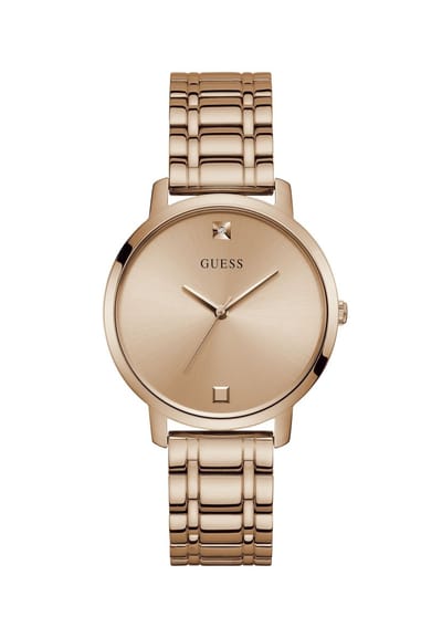 Guess Nova Quartz Analoog Horloge Goudkleurig Case: 100% Stainless Steel | Armband: 100% Stainless Steel 40 mm U1313L1, U1313L3