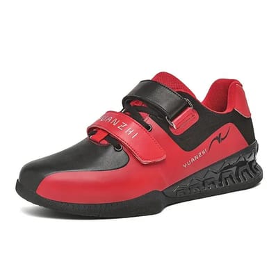 Bovista Powerlift Schoenen - Powerlifter - Weightlifting - Squat - Gewichthef - Gym Schoenen - Sneaker - Rood - Maat 40