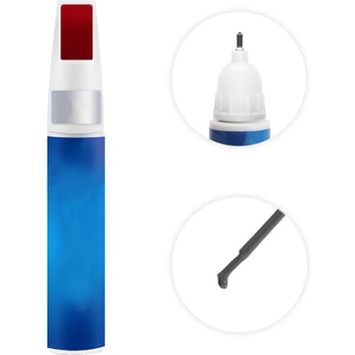 5 Stuks Auto Lak Reparatie Pen Auto Coating Krasverwijderaar Gereedschap Professionele Applicator Rood blue