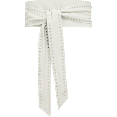 IRO Paris Neraday Optical White Size: 70 | Belts Outlet | Dames | Wit
