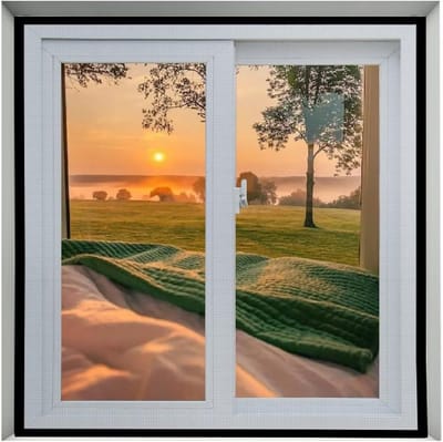 Raam Hor - Insectenhor Raam Muggenhor - Buiten Blijven - Verbeterde Gaasdichtheid - 150x165cm - Zwart