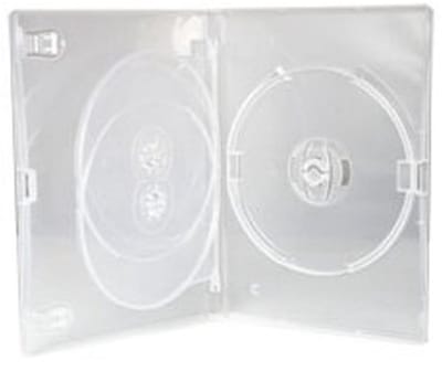 Dailygoods- Dvd Hoes Hoogwaardige 14mm Duidelijke 3-Weg - Dvd Hoesjes