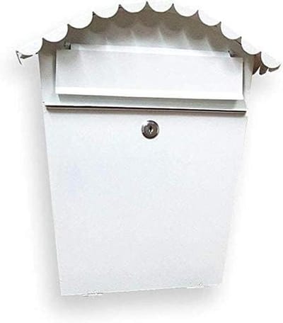 Wandbrievenbus Pakketbox - Brievenbus met slot - Post en pakketten ontvangen - Weerbestendig staal - 36 cm hoog - Zwart