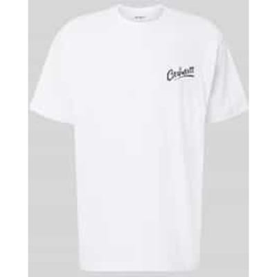 Regular fit t-shirt van pure katoen model 'Pup'