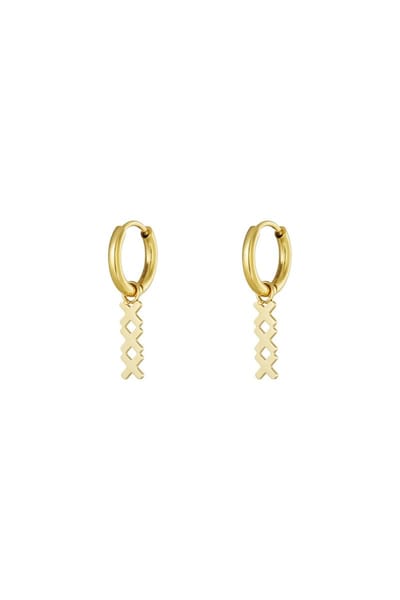 Bijoutheek Oorhangers XXX Amsterdam Goud
