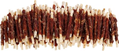 Hondensnack – Flamingo R'Hide Staaf met eend 12cm – 150 stuks – glutenvrije hondensnoepjes zonder suikers – 1,8kg