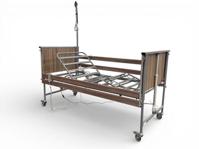 Hoog Laag Zorgbed 90x200 cm – Taurus 2 - Elektrisch – Inclusief Bedhekken & Papegaai