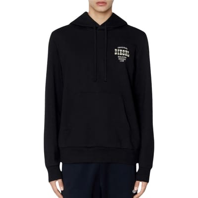 Diesel Saloon Logo Zwarte Hoodie
