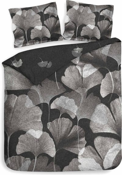 Heckett Lane Dekbedovertrek Katoen Twill Debra - grijs 200x200/220cm