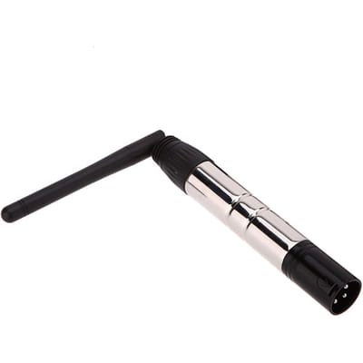 Lixada 2.4G ISM DMX512 draadloze mannelijke XLR-zenderontvanger LED-verlichting voor podium Male&EU
