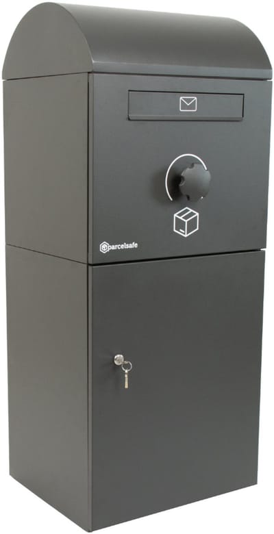 Parcelsafe Pakketbrievenbus L Antraciet - Robuust Design - Onverwoestbaar Aluzink - Gepatenteerde Technologie