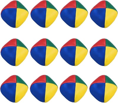 Set van 12 Kleurige Juggling Balls voor Kinderen - Duurzame Juggling Set voor Beginners