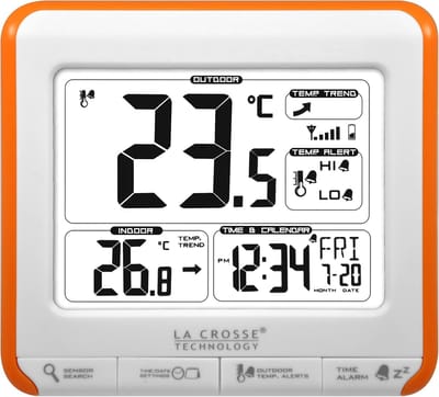 Draadloos Weerstation met Binnen- en Buiten Sensor en Waarschuwingssignaal